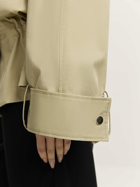 Парка из итальянского хлопка со съемным жилетом