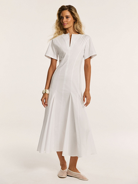 Платье макси из итальянского хлопка