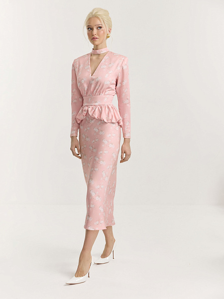 Платье миди Spring Flower