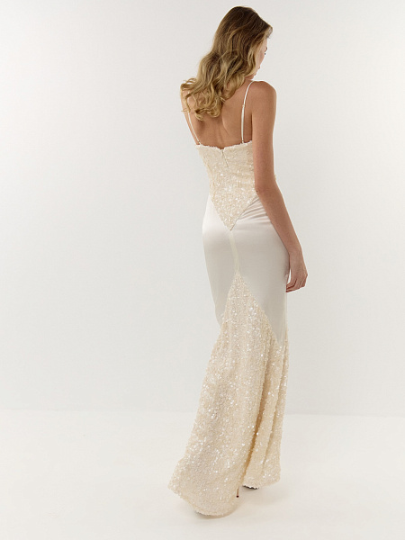 Платье макси с пайетками Carat