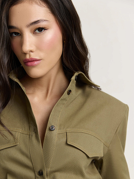 Комбинезон из итальянского хлопка Olive Branch