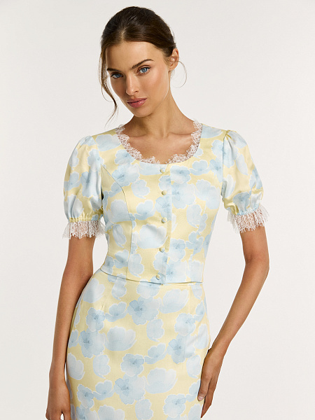 Блуза из итальянской вискозы Amarillas