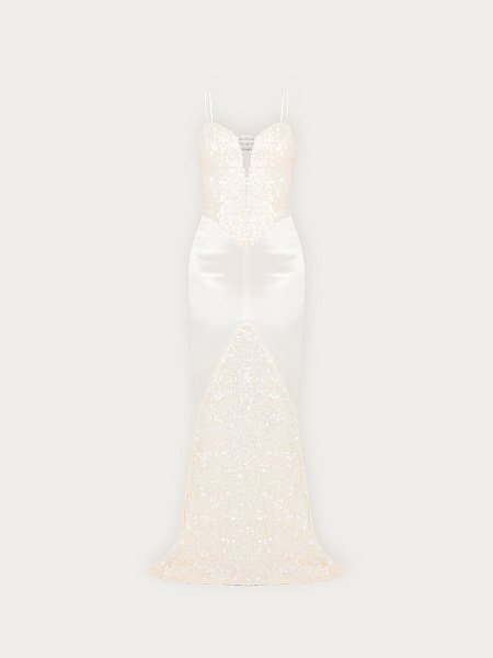 Платье макси с пайетками Carat