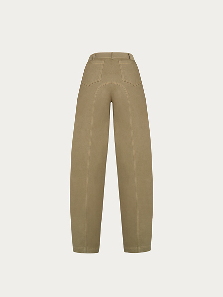 Брюки-бананы из итальянского хлопка Olive Branch