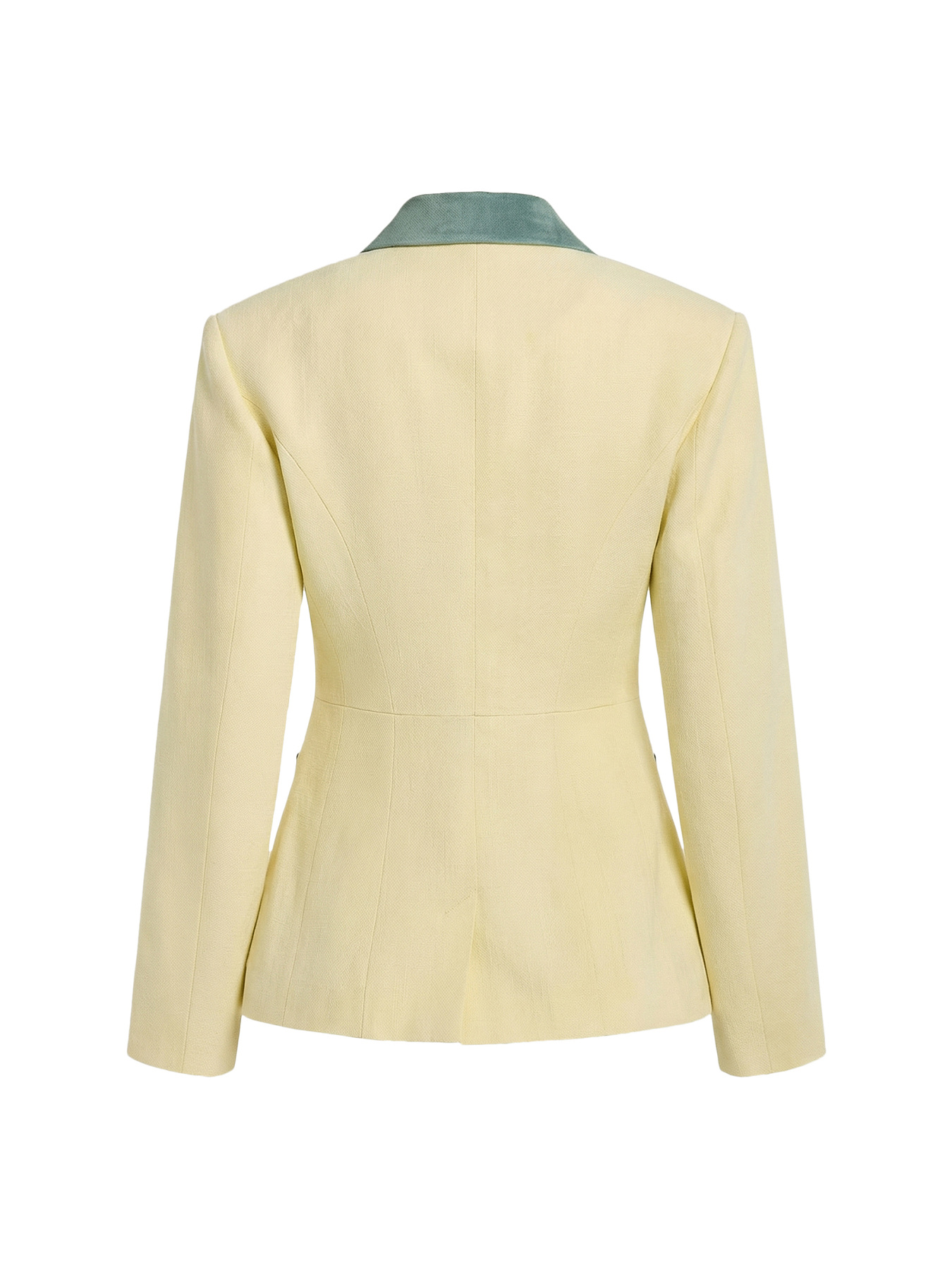 Куртка-жакет с отделкой из натуральной кожи