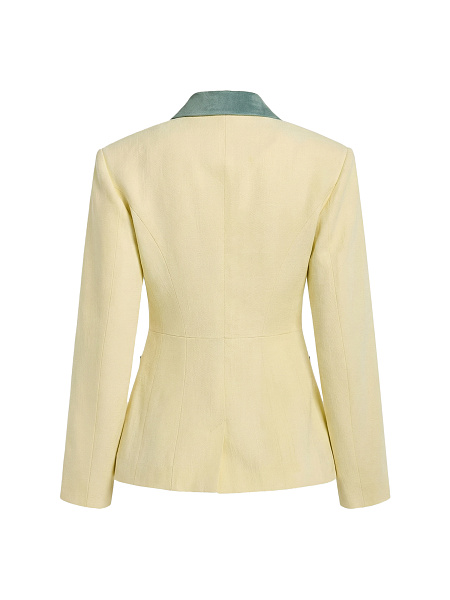 Куртка с отделкой из натуральной кожи