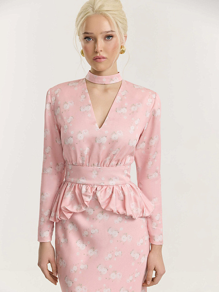 Платье миди Spring Flower