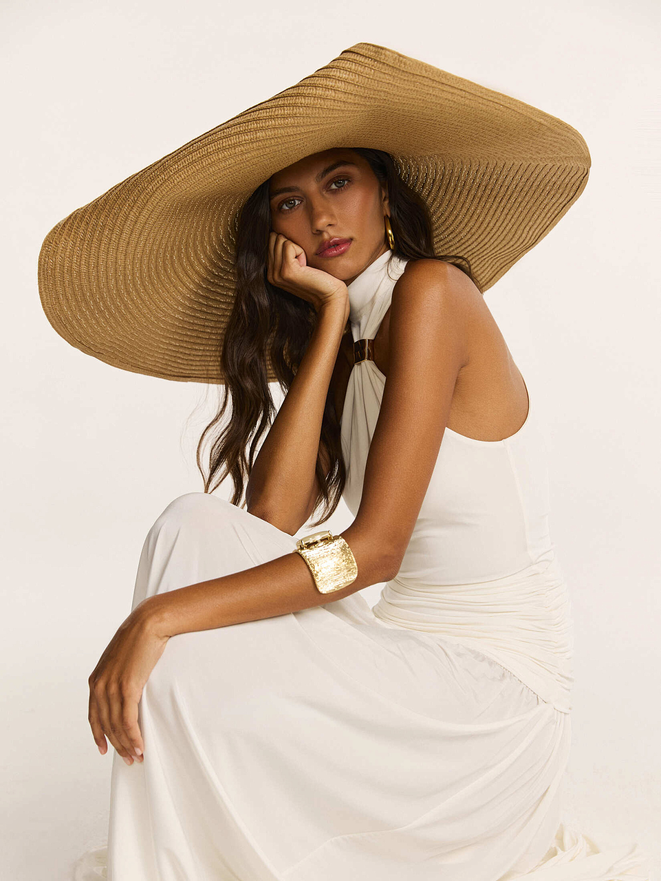 Платье макси Biancolina