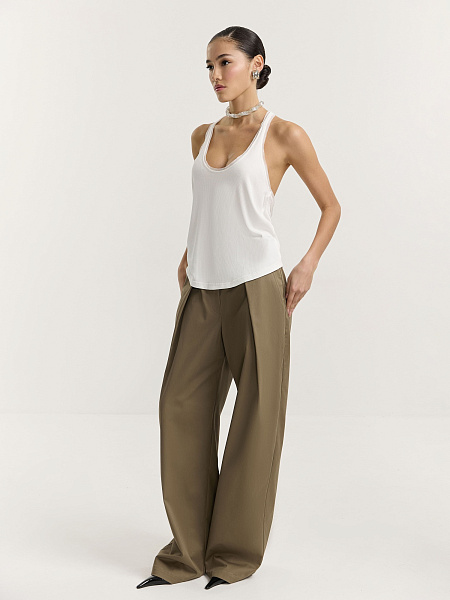 Майка свободного кроя из итальянской вискозы