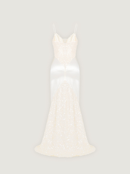 Платье макси с пайетками Carat