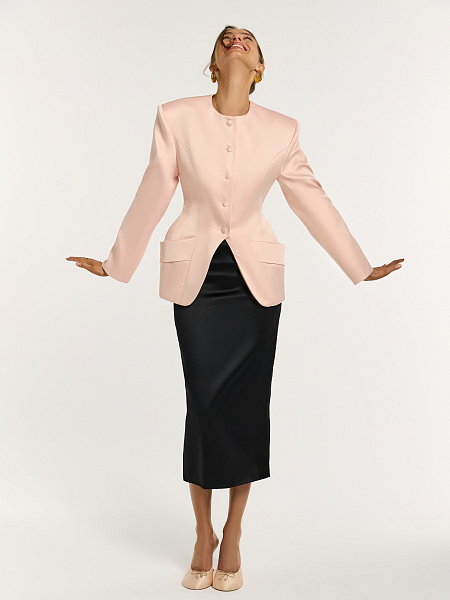 Приталенный жакет Brisa de Satén