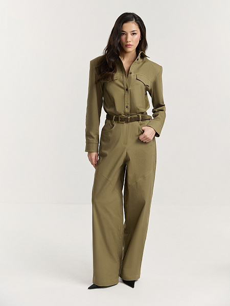 Комбинезон из итальянского хлопка Olive Branch