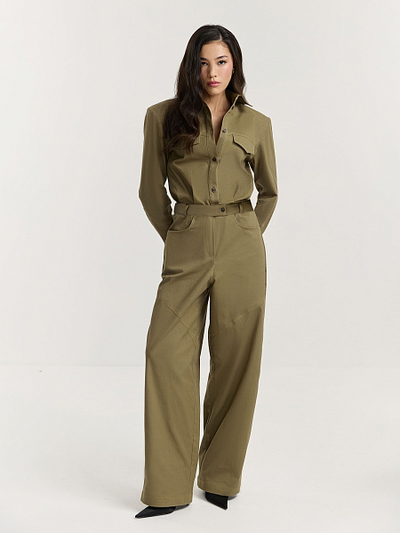 Комбинезон из итальянского хлопка Olive Branch