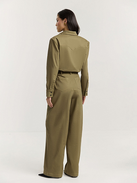 Комбинезон из итальянского хлопка Olive Branch