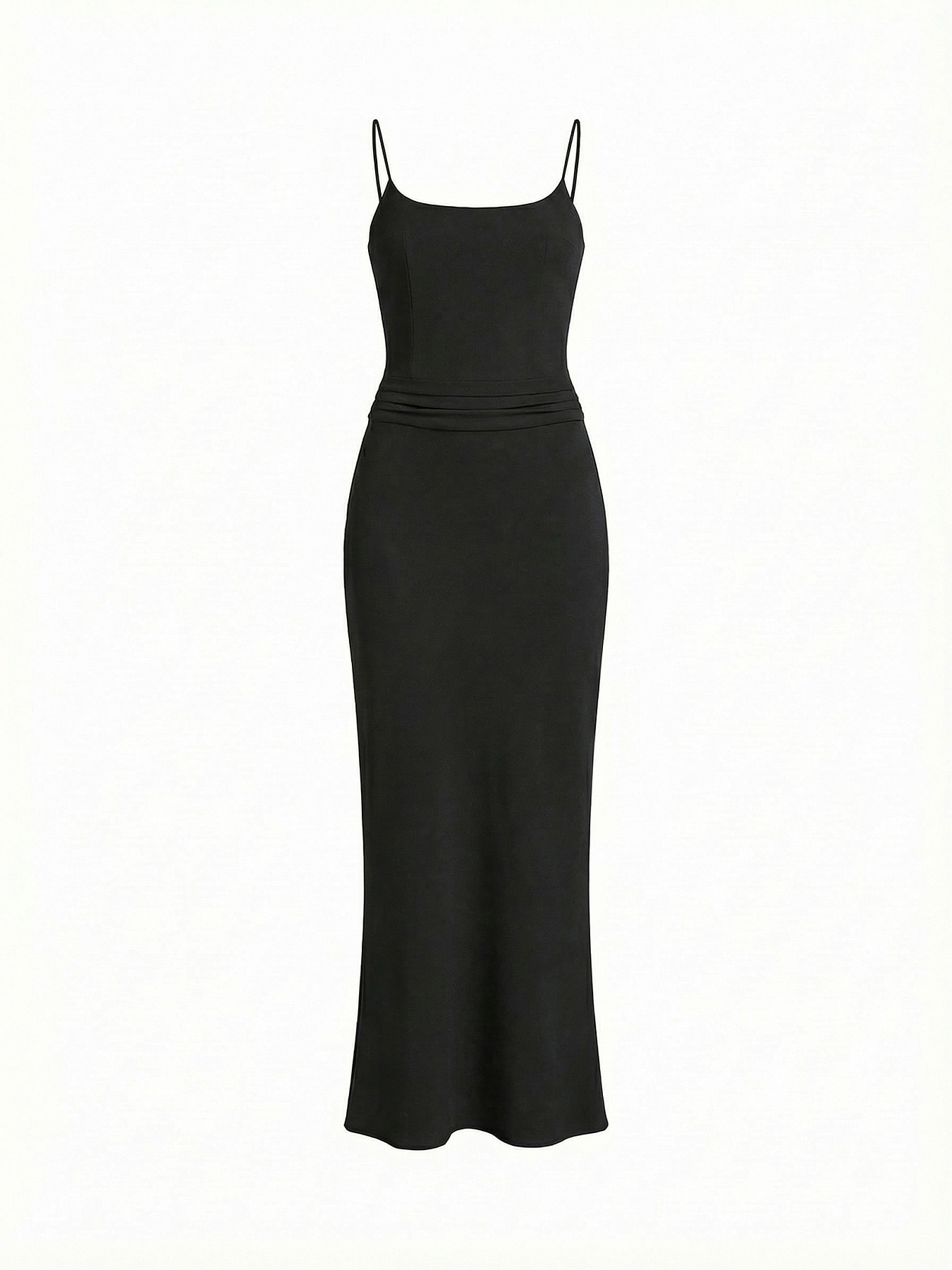 Платье макси на бретелях