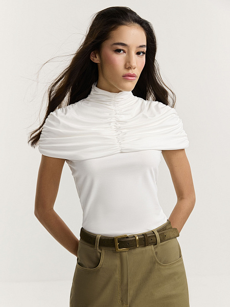 Топ с накидкой