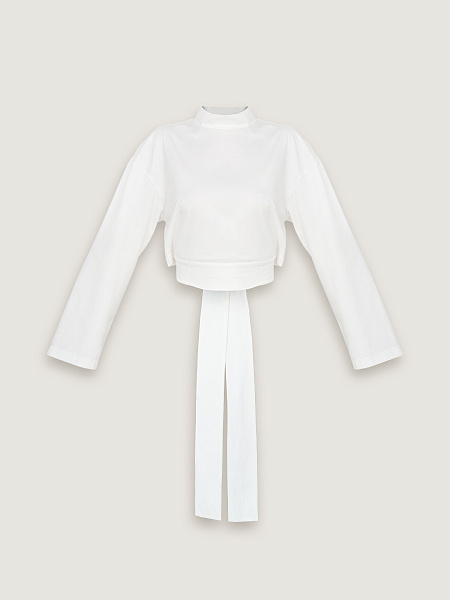 Лонгслив с завязками