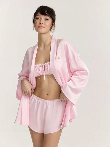 Шорты из итальянской вискозы Blush