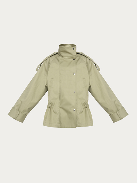 Парка из итальянского хлопка со съемным жилетом