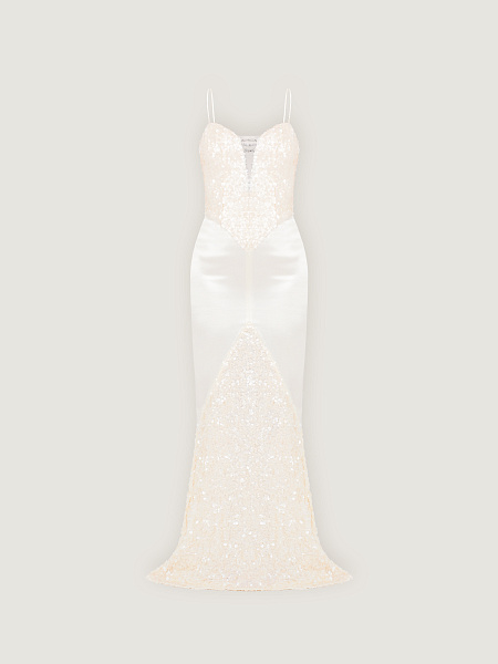 Платье макси с пайетками Carat