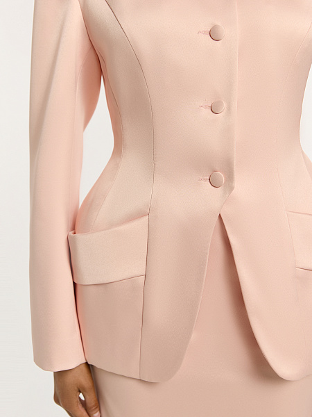 Приталенный жакет Brisa de Satén